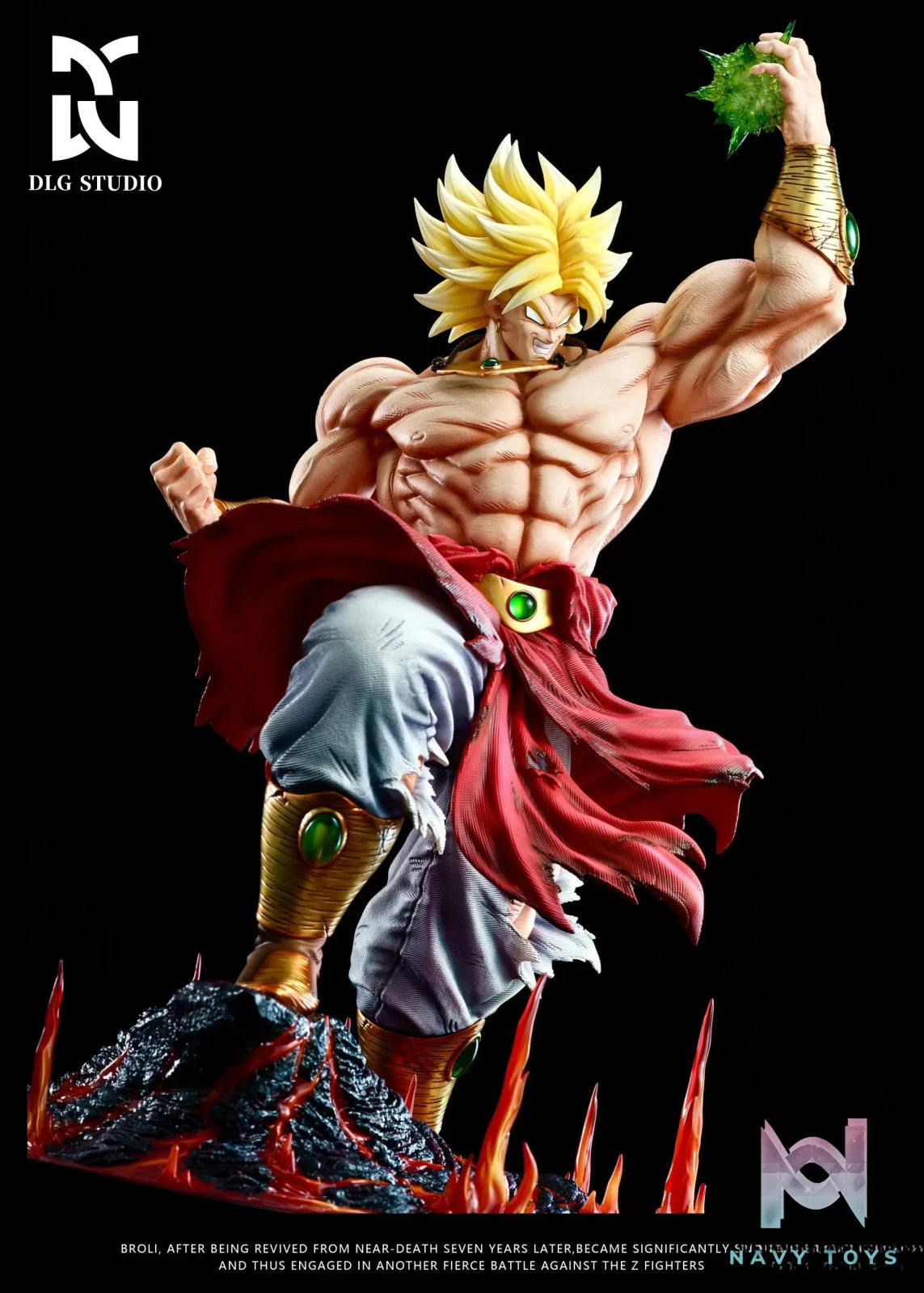 DLG Studio – Broly Single Character Museum Statue Series Dragon Ball