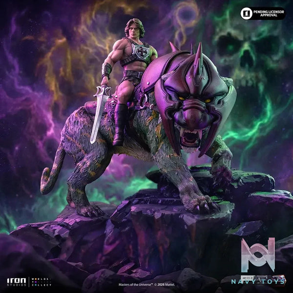Iron Studio – He-Man and Battle Cat Masters of the Universe Movie Art Scale 1/10 Statue HEMAN139326-10 (Licensed)