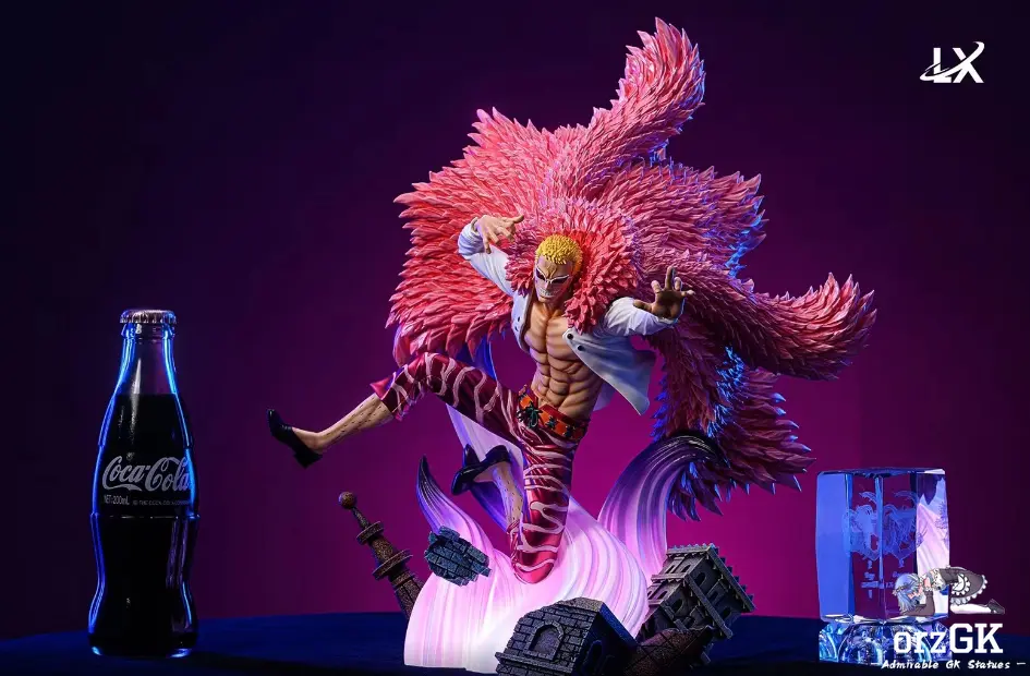 LX Studio - One Piece Donquixote Doflamingo resin statue Navy Toys anime figure