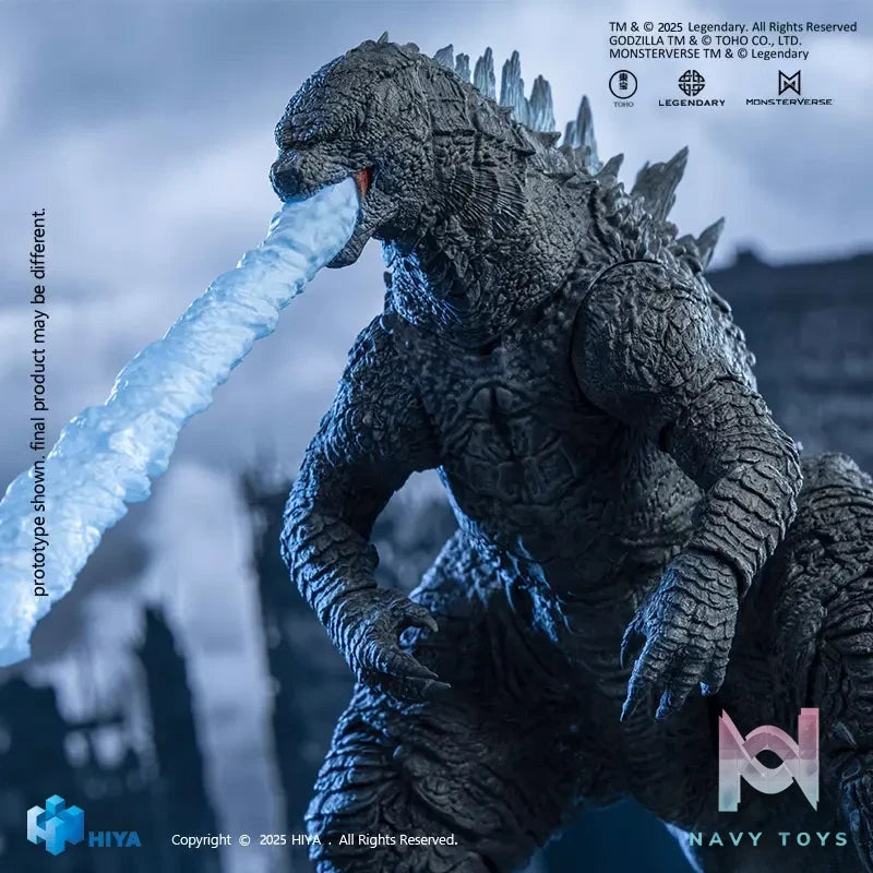 HIYA Toys – 16cm “Godzilla 2014” – Super Movable Heat Ray Godzilla Translucent Ver EBG0079 (Licensed)