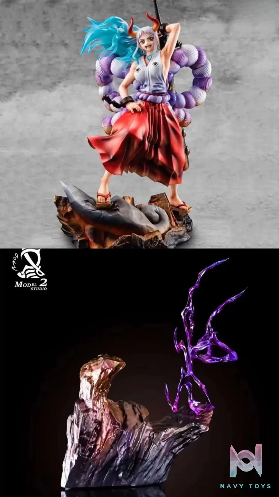 Model 2 Studio -One Piece POP MAX Yamato special effects parts 2.0 (excluding characters)