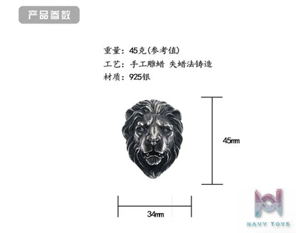Raven Studio (silver jewelry) – Return of the King Lion King Pendant Original