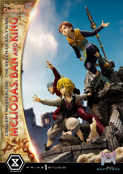 Prime 1 Studio – Concept Masterline The Seven Deadly Sins Meliodas, Ban and King CMNTZ-01 CMNTZ-01DXS (Licensed)