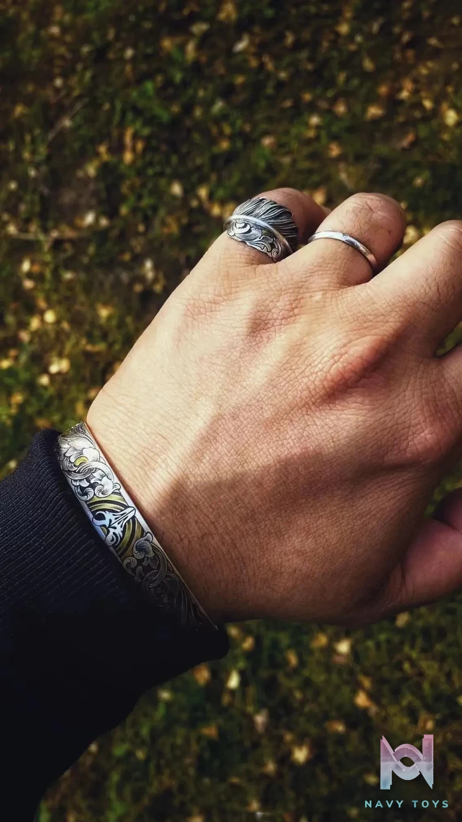 Raven Studio (silver jewelry) – Original Exclusive Design Indian Style Feather Ring Original