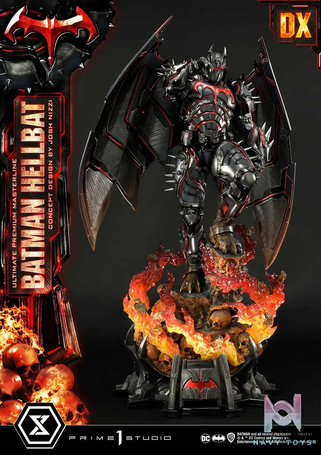 Prime 1 Studio – Ultimate Premium Masterline Batman (Comics) Batman Hellbat Concept Design by Josh Nizzi UPMDC-06 UPMDC-06DX UPMDC-06DXS (Licensed)