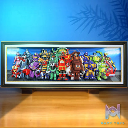 KALA HOME Studio – B-Robo Kabutack Multiple Characters 3D Decorative Painting B-Robo Kabutack