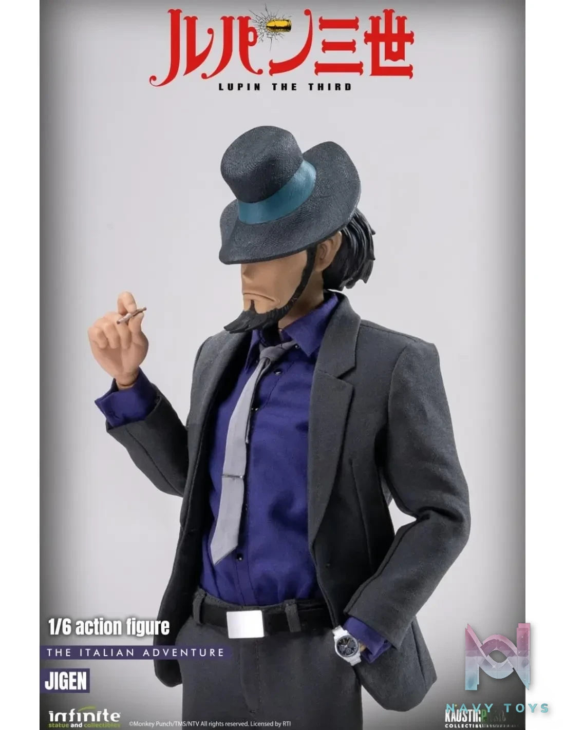 Infinite Statue – Lupin The 3rd The Italian Adventure 1/6 Action Figure Daisuke Jigen (Licensed)