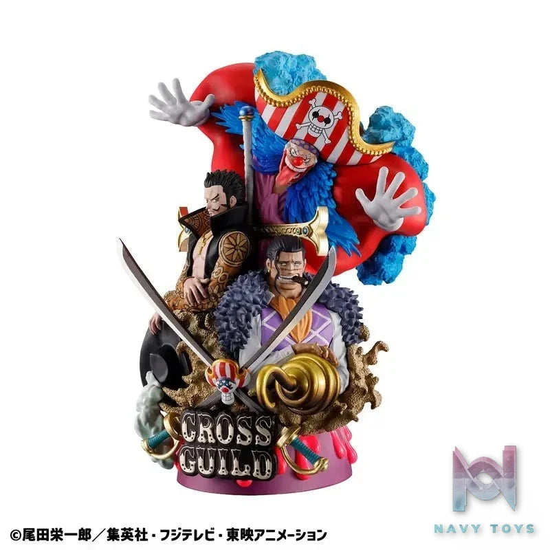 MegaHouse Studio - DX LOGBOX One Piece 03 Cross Guild (Licensed) resin statue Navy Toys anime figure