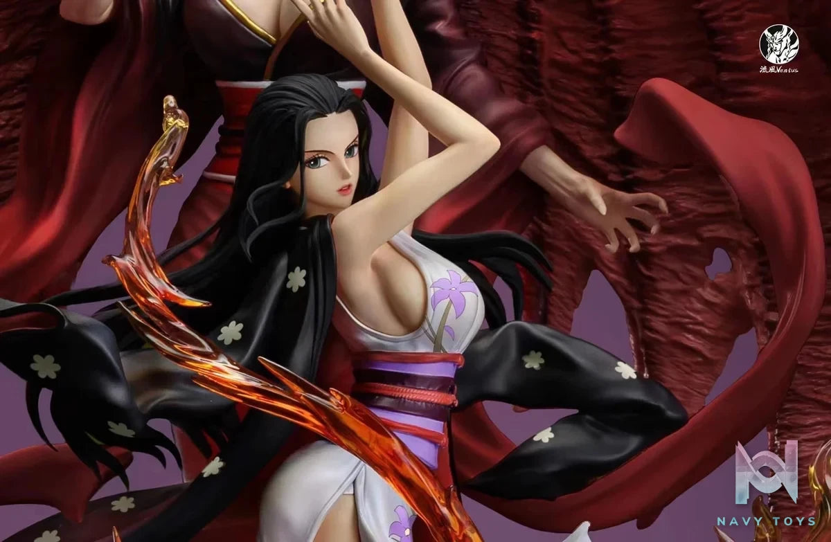 Nico Robin resin statue burning wind studio anime figure