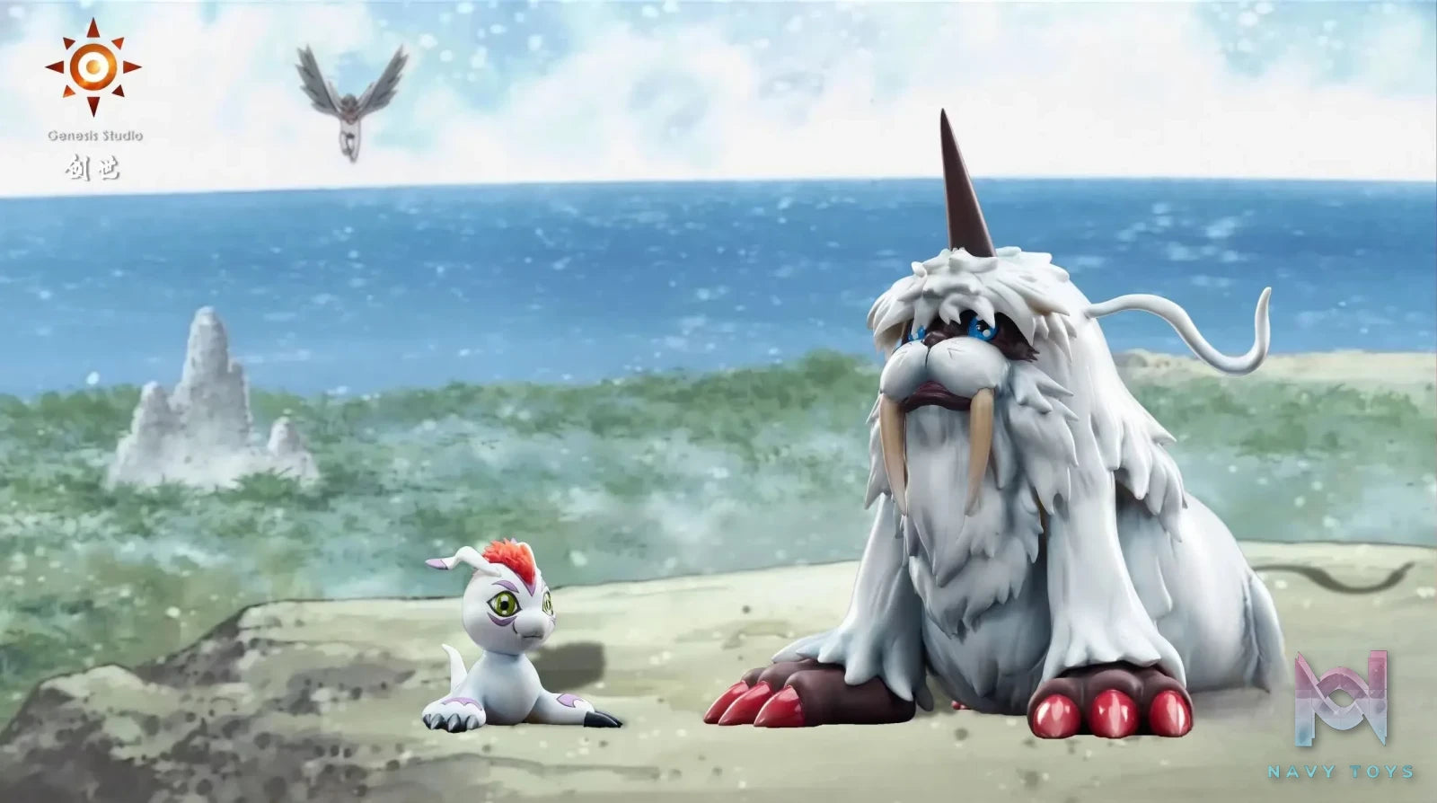 Genesis Studio -Digimon Gomamon & Ikkakumon