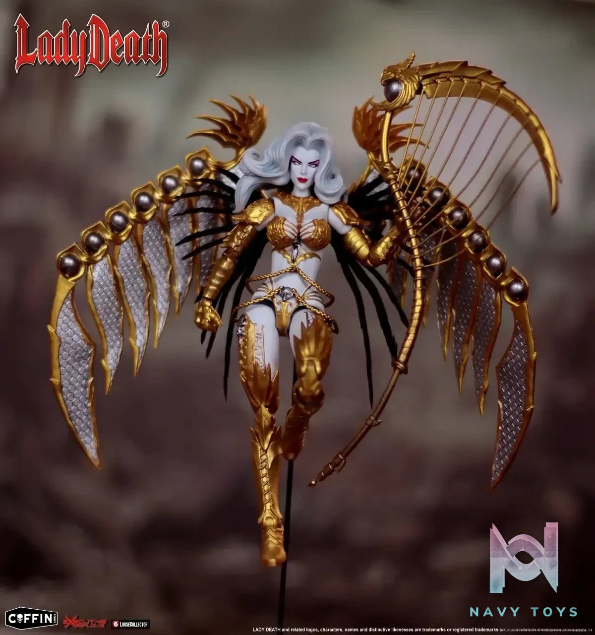 Executive Replicas – Coffin Comics Wargoth & Lady Death Model ERLCWGCC01 ERLCLDGCC02 (Licensed)