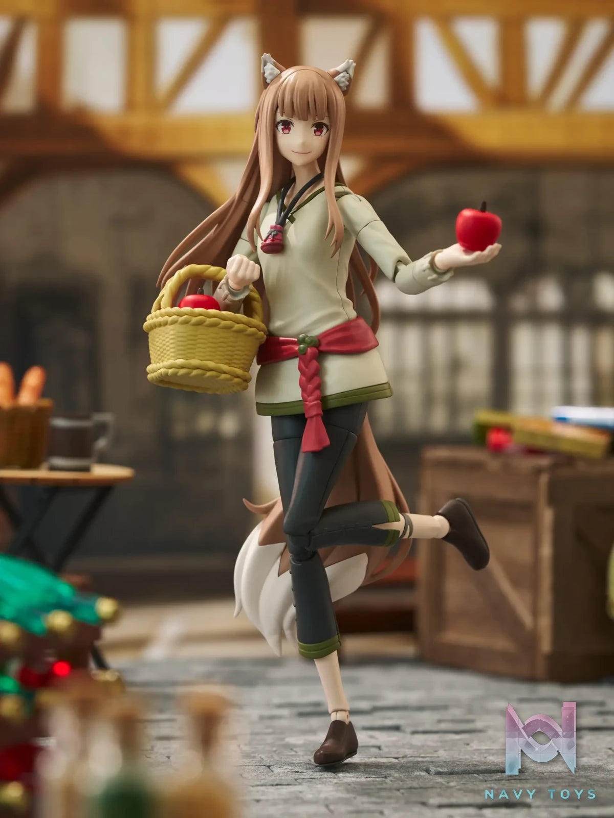 KADOKAWA – KADOKAWA PLASTIC MODEL SERIES Spice and Wolf: MERCHANT MEETS THE WISE WOLF Holo Plastic Model (Licensed)