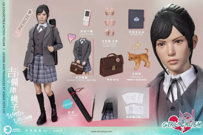 ASMUS TOYS – KIBITSU MOMOKO Winter Uniform Ver. 1/6 Collectible Action Figure GC002W (Licensed)