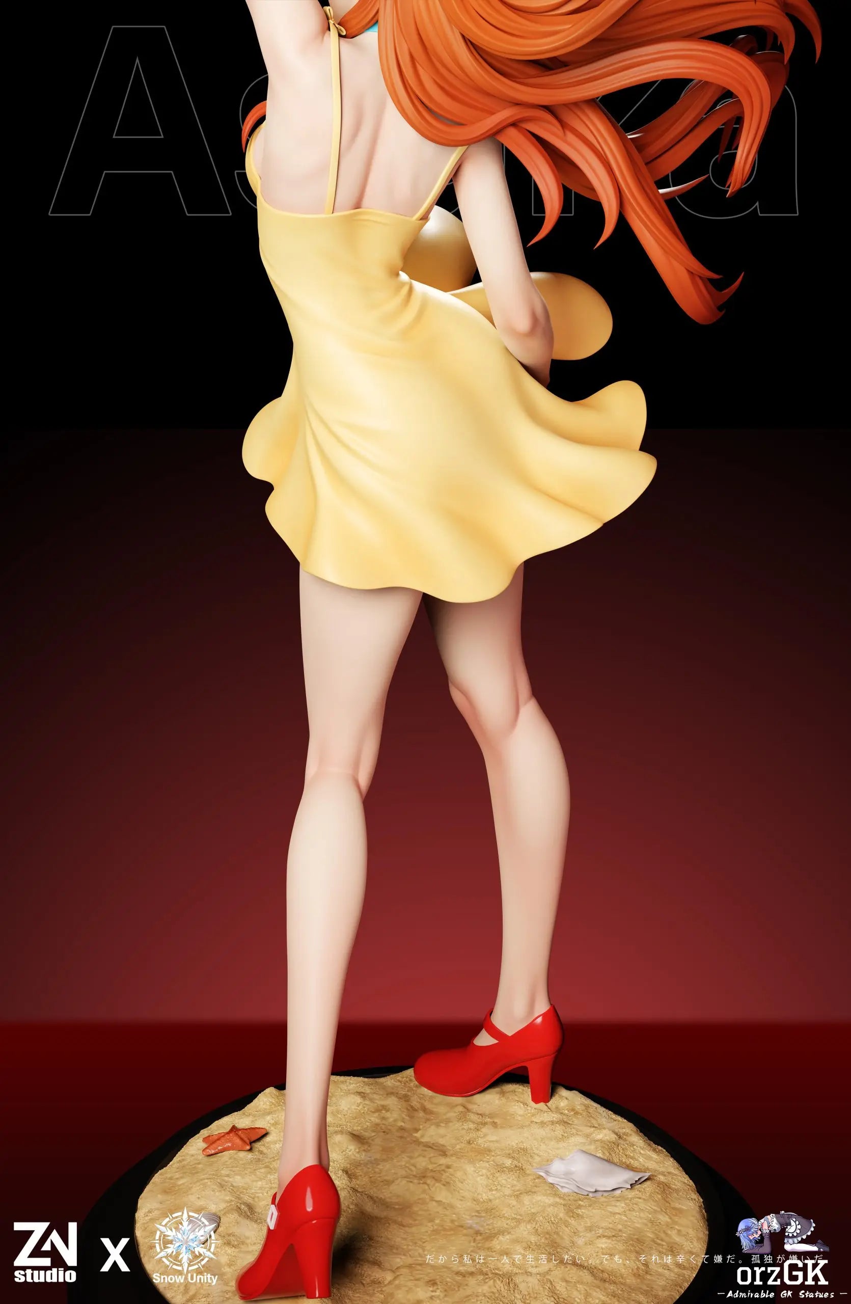 Soryu Asuka Langley Neon Genesis -  Evangelion - Snow Unity Studio X ZN Studio