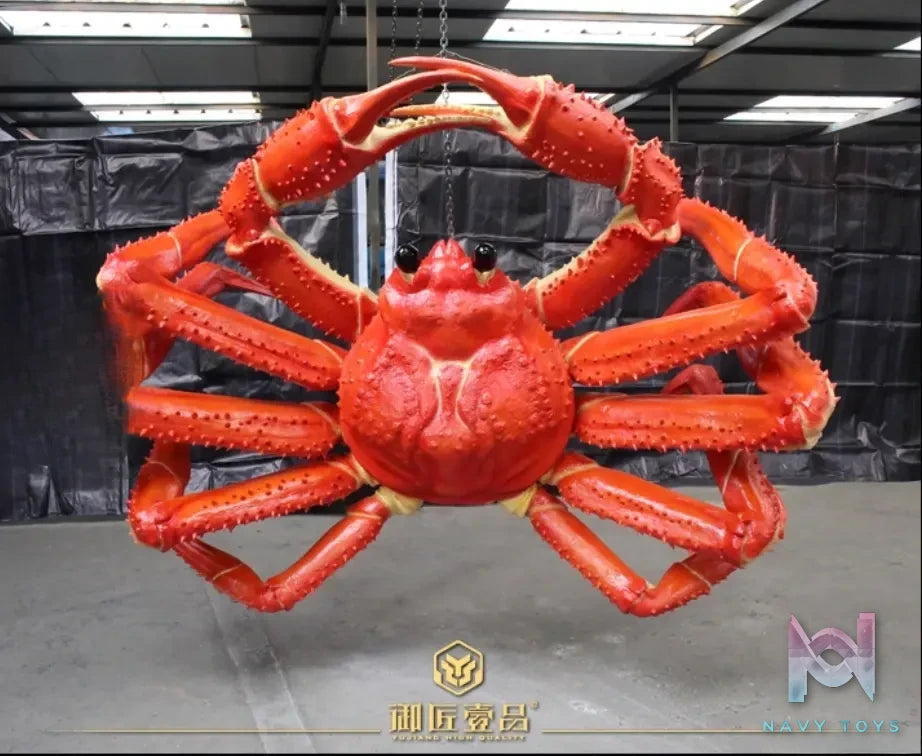 Royal Craftsman Studio – Simulated Large Fake King Crab Model Large Scale Sculpture