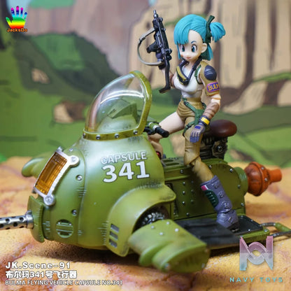 JacksDo Studio – Dragon Ball Bulma 341 aircraft GK model