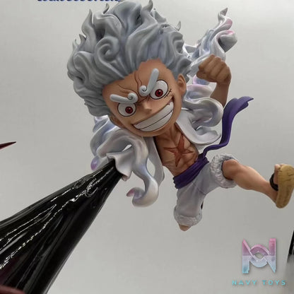Lucky Dog Studio – One Piece Monkey D. Luffy (5 gears) ape gun + giant battle axe