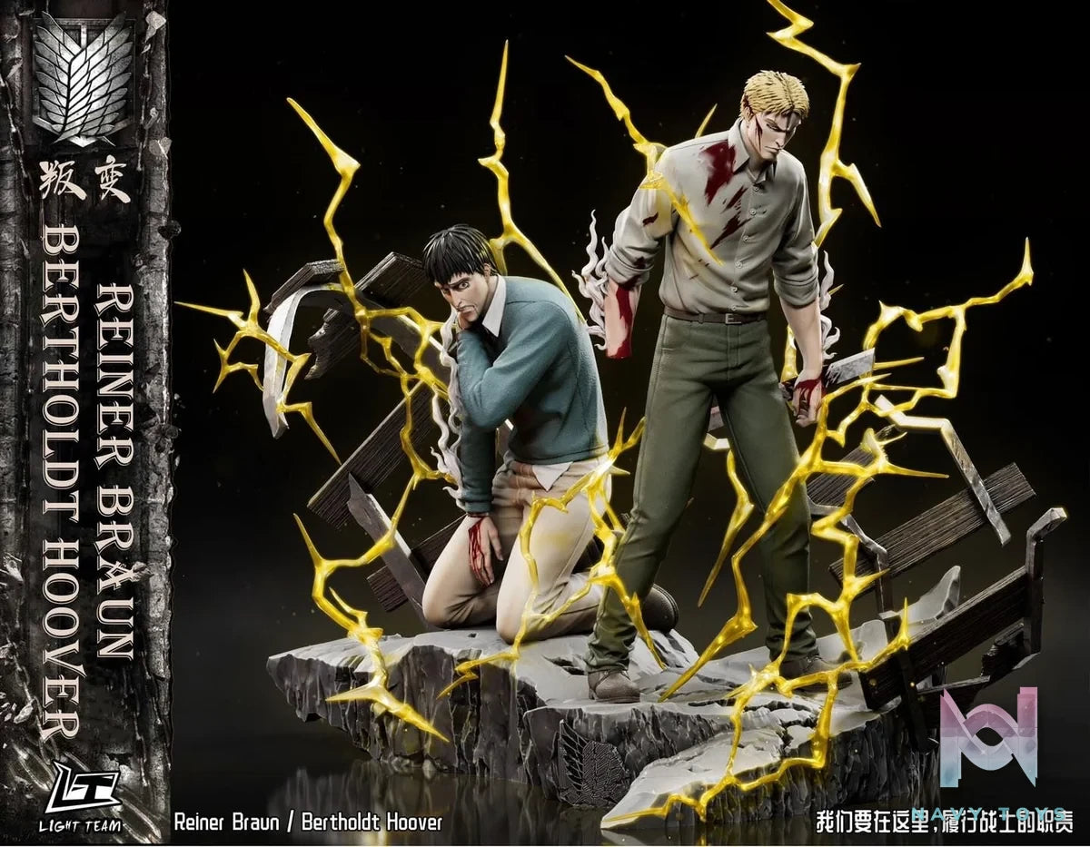 Reiner Braun & Bertholdt Hoover - Attack On Titan - Light Team Studio resin statue light team anime figure