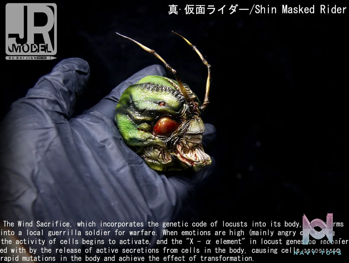 JRMODEL Studio – Kamen Rider Real Head Sculpture Fridge Magnet Series
