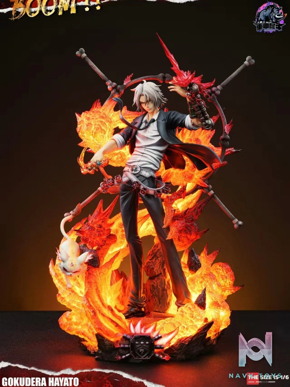 Gokudera Hayato - Katekyo Hitman Reborn! - Rhinoceros Studio resin statue Rhinoceros Studio anime figure