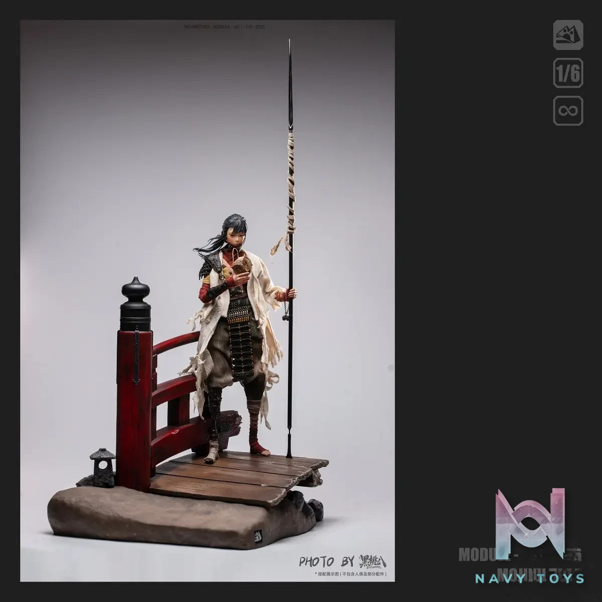 MOjingToys – Module Series – L011Cuiying Broken Bridge 1/6 DIORAMA BASE (Licensed)