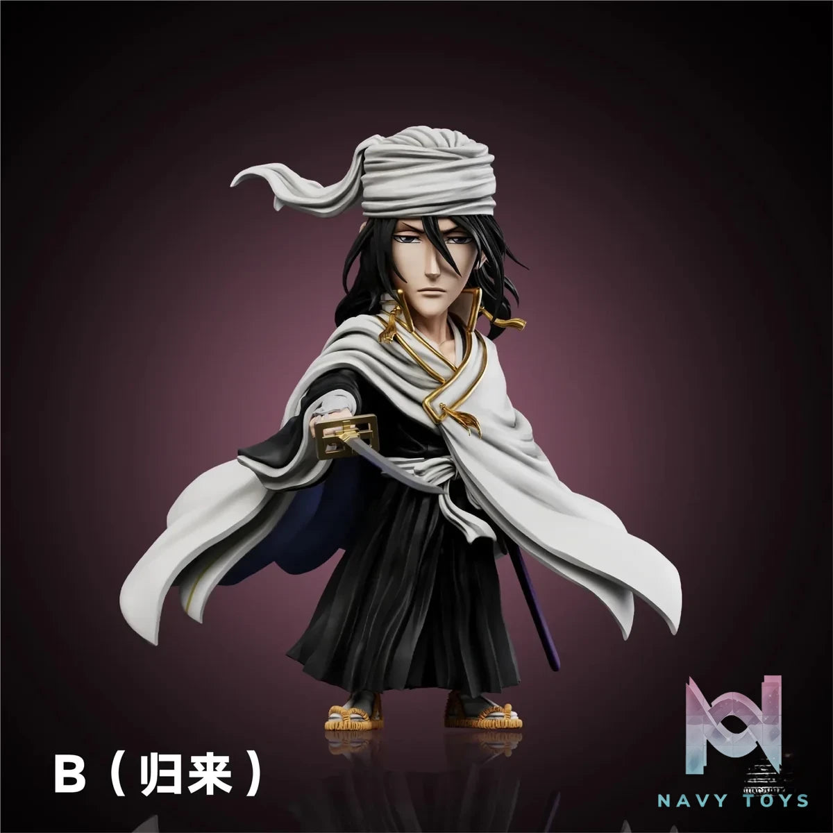 YZ Studio - BLEACH Senbonzakura Kageyoshi Kuchiki Byakuya resin statue Navy Toys anime figure