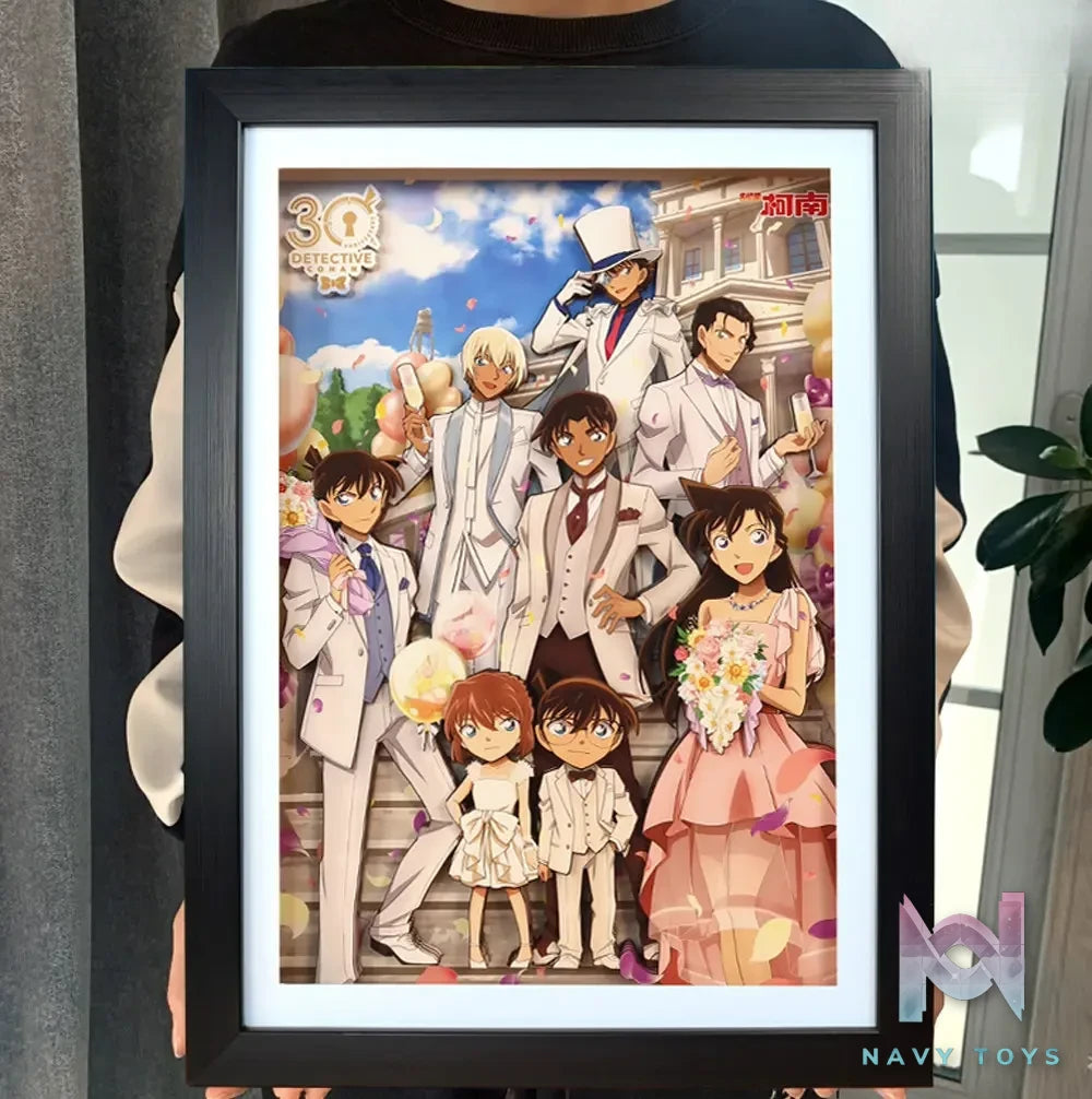 KALA HOME Studio – Detective Conan Multiple Characters #07 3D Decorative Painting Detective Conan