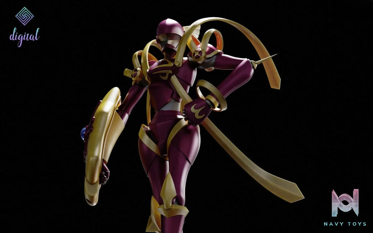 Digital Studio – Digimon Royal Knight Series Crusadermon and Dynasmon