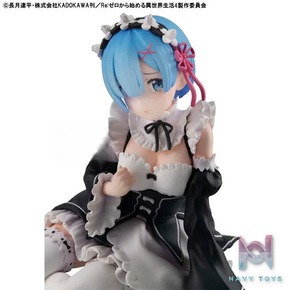 MegaHouse – Melty Princess Re:ZERO -Starting Life in Another World- Palm Size Rem Complete Figure (Licensed)