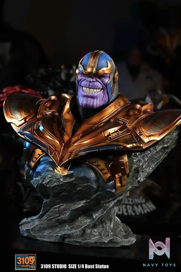 3109 Studio - Marvel Thanos Bust resin statue Navy Toys anime figure