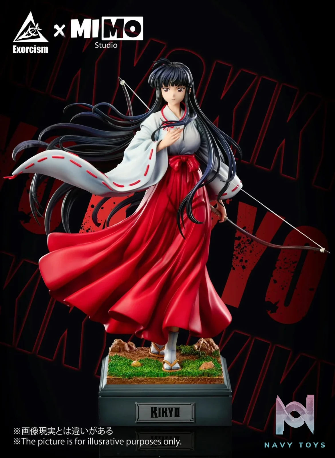 Kikyo resin statue MIMO Studio & Exorcism Studio anime figure