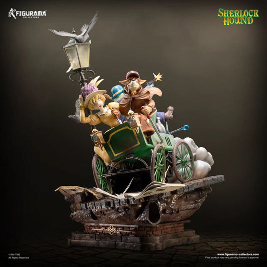 Sherlock, Watson & Mrs.Hudson resin statue figurama studio anime figure