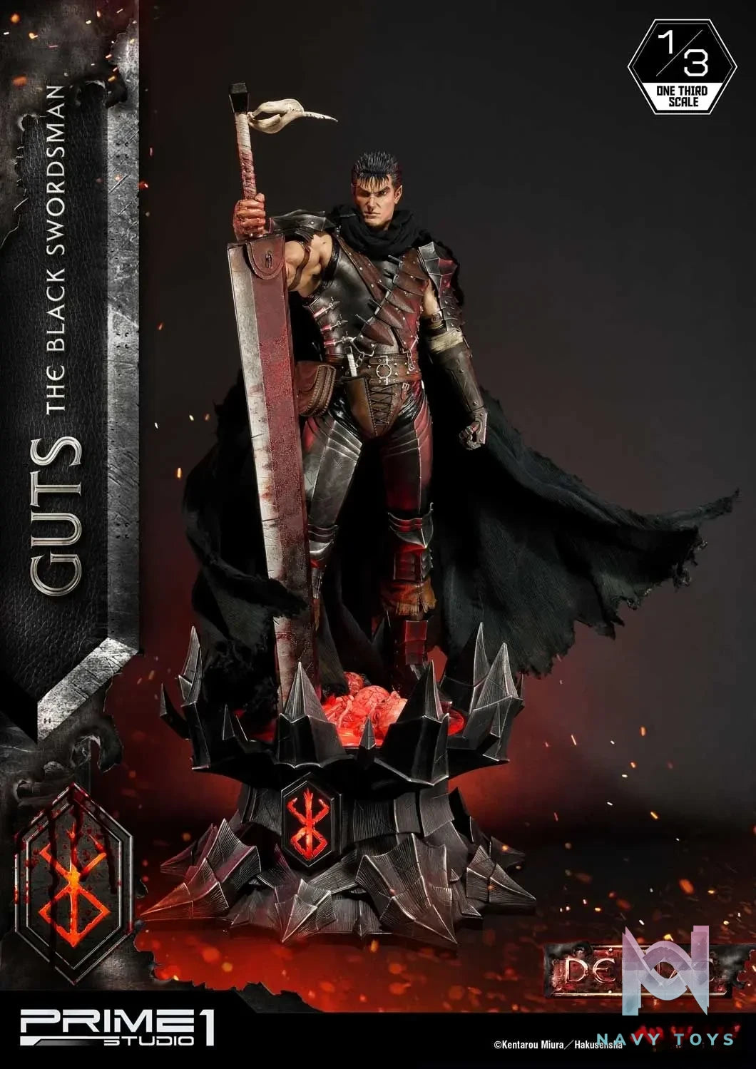 Prime 1 Studio – Museum Masterline Berserk Guts The Black Swordsman MMBR-01 MMBR-01DX (Licensed)