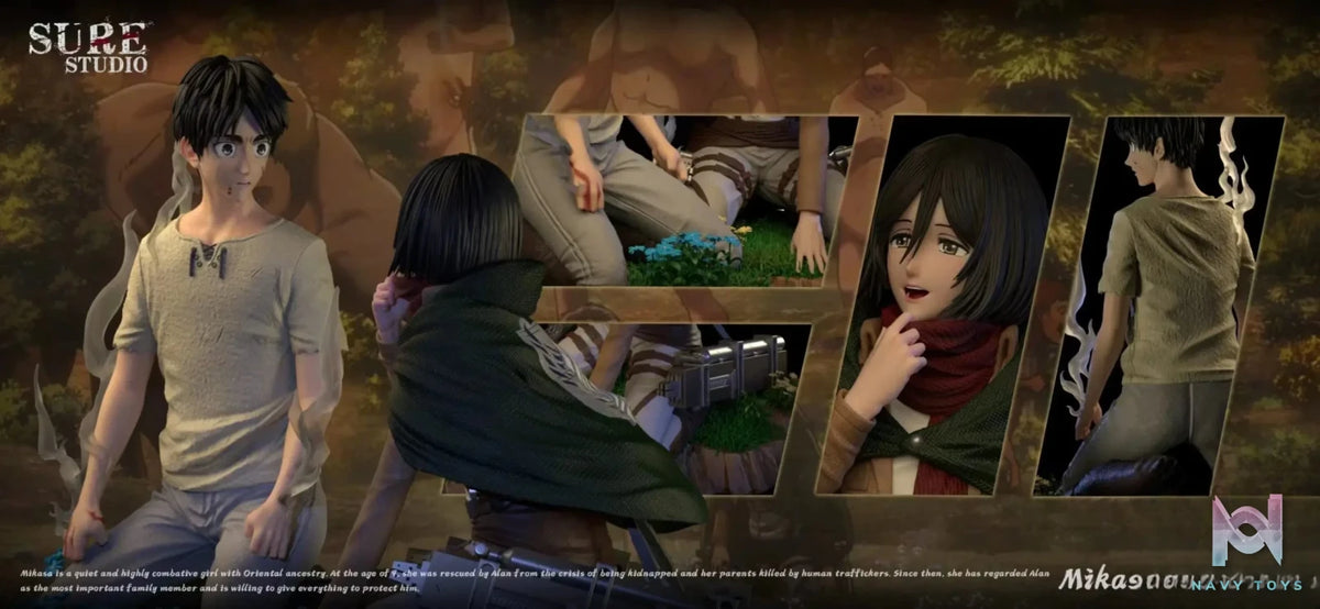 Sure studio – Attack on Titan Eren & Mikasa Scarf 2.0