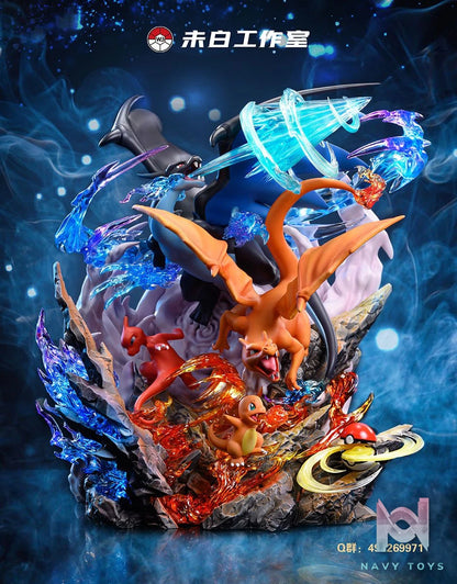 Charizard Evolution - Pokemon - Weibai Studio resin statue Weibai Studio anime figure