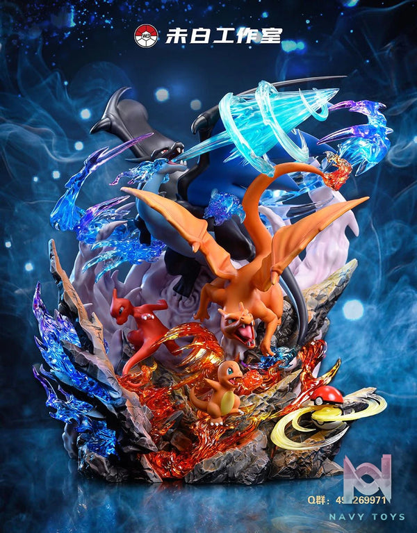 Charizard Evolution - Pokemon - Weibai Studio resin statue Weibai Studio anime figure
