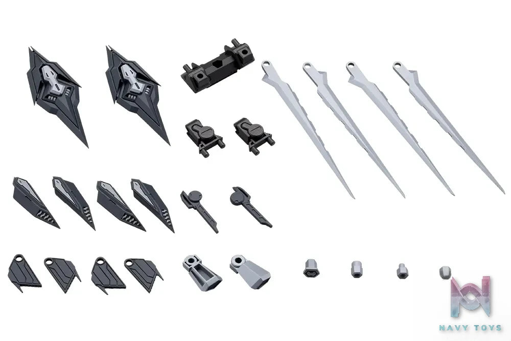 Kotobukiya – M.S.G Modeling Support Goods Heavy Weapon Unit 67 68 Slash Binder Gray Ver. X White Ver. (Licensed)