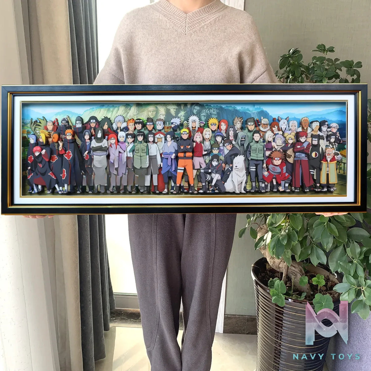 KALA HOME Studio – Naruto Multiple Characters #09 3D Decorative Painting Naruto