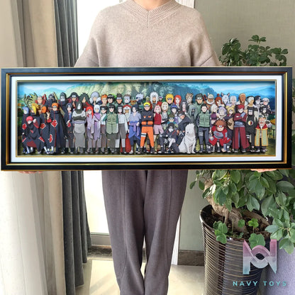 KALA HOME Studio – Naruto Multiple Characters #09 3D Decorative Painting Naruto