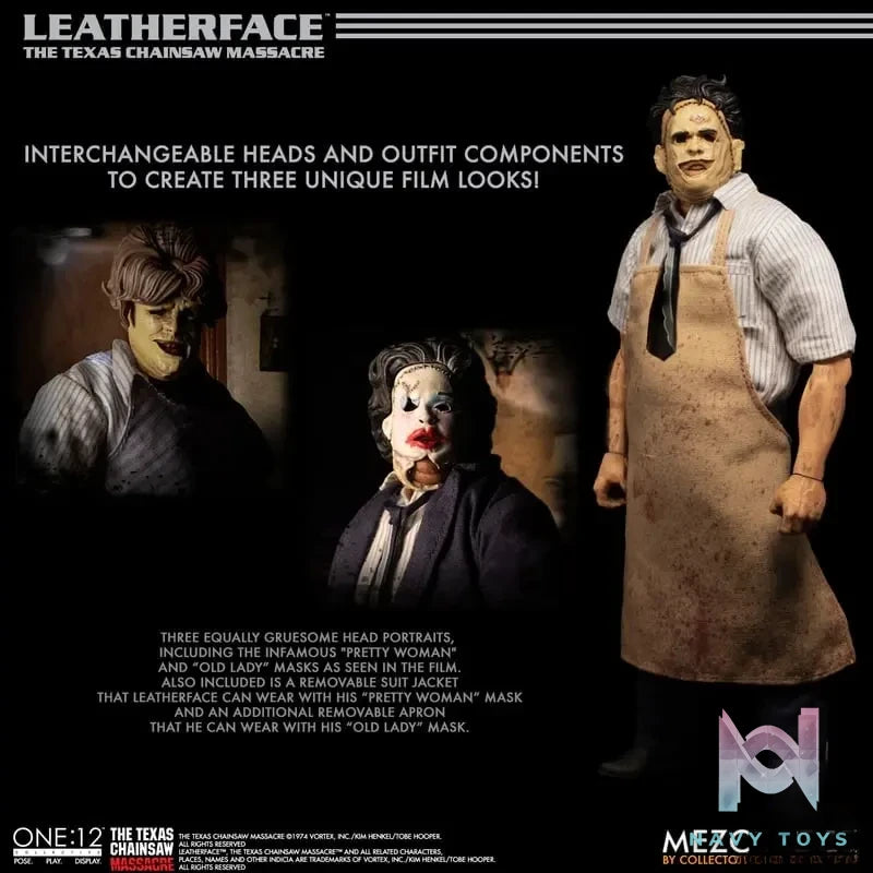 Mezco Studio -The Texas Chainsaw Massacre (1974) Leatherface Deluxe Edition (Licensed)