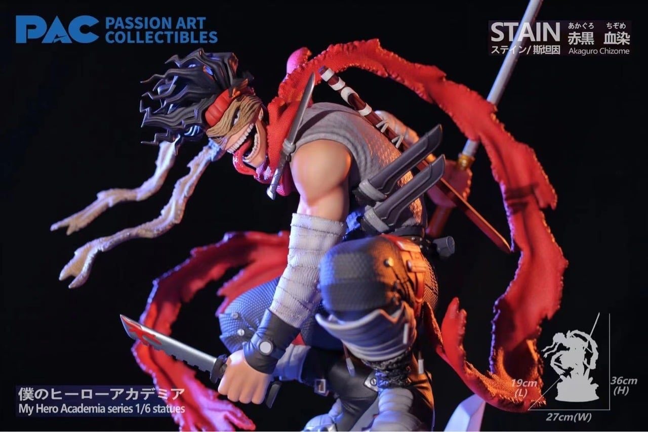 Stain - My Hero Academia - Passion Art Collectibles resin statue passion art studio anime figure