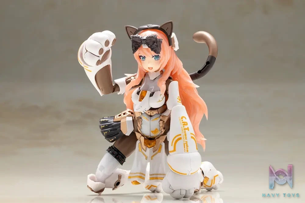 Kotobukiya – Frame Arms Girl Durga I [CAT ARMOR Ver. -Calico-] Plastic Model (Licensed)