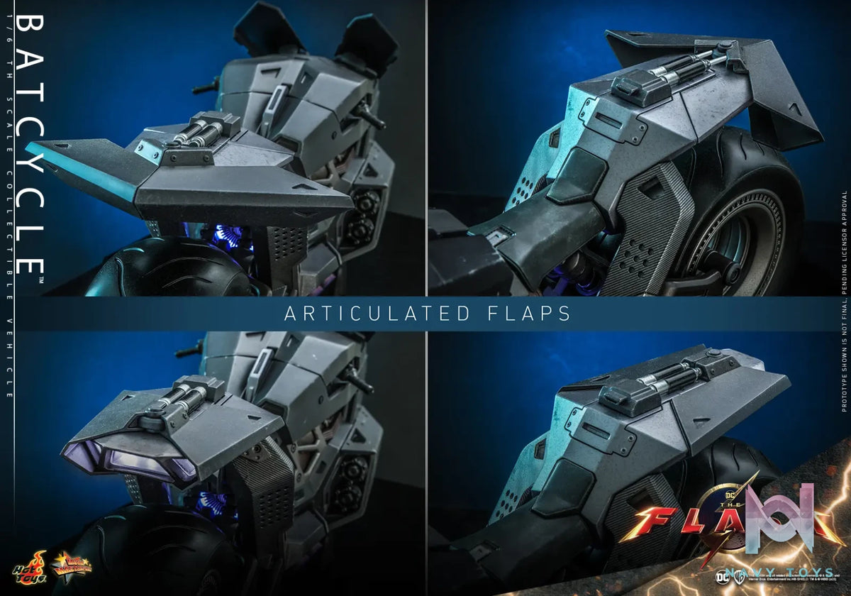 Hottoys – The Flash – Batman and Batcycle – 1/6th Scale MMS703 MMS704 MMS705 (Licensed)