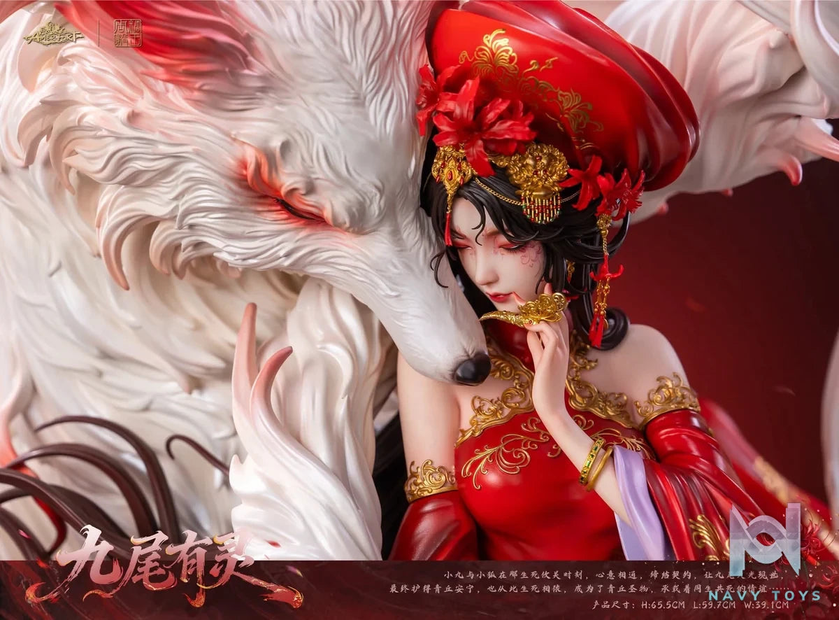 Nine Tailed Spirit resin statue Pj studio anime figure