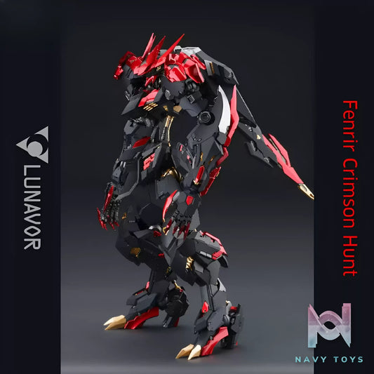 LUNAVOR – Black Wolf 1/100 Pre-Painted Model Kit (Licensed)