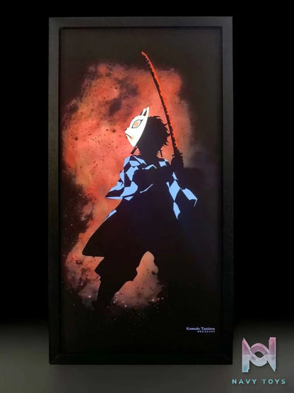 Mystery Gallery Studio – Demon Slayer Light guide conversion Tanjiro Kamado decorative painting