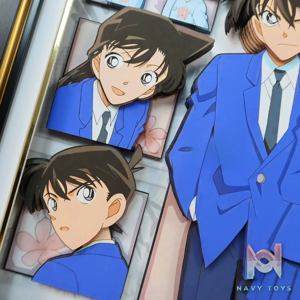 KALA HOME Studio – Shinichi Kudo X Ran Mouri 3D Decorative Painting Detective Conan
