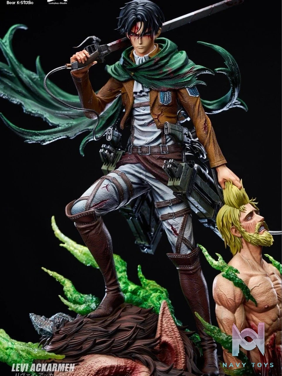 Levi Ackerman - Attack on Titan - Bear K Studio x LK Studio resin statue bear k Studio x Lk Studio anime figure