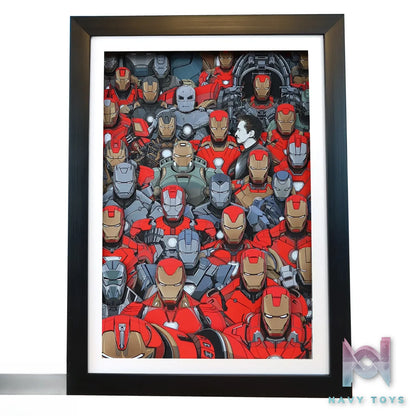 KALA HOME Studio – Iron Man Mark Series #03 3D Decorative Painting Marvel