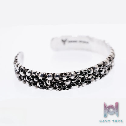 Raven Studio (silver jewelry) – Original Exclusive “Impermanence” Vortex Skull Bracelet Original